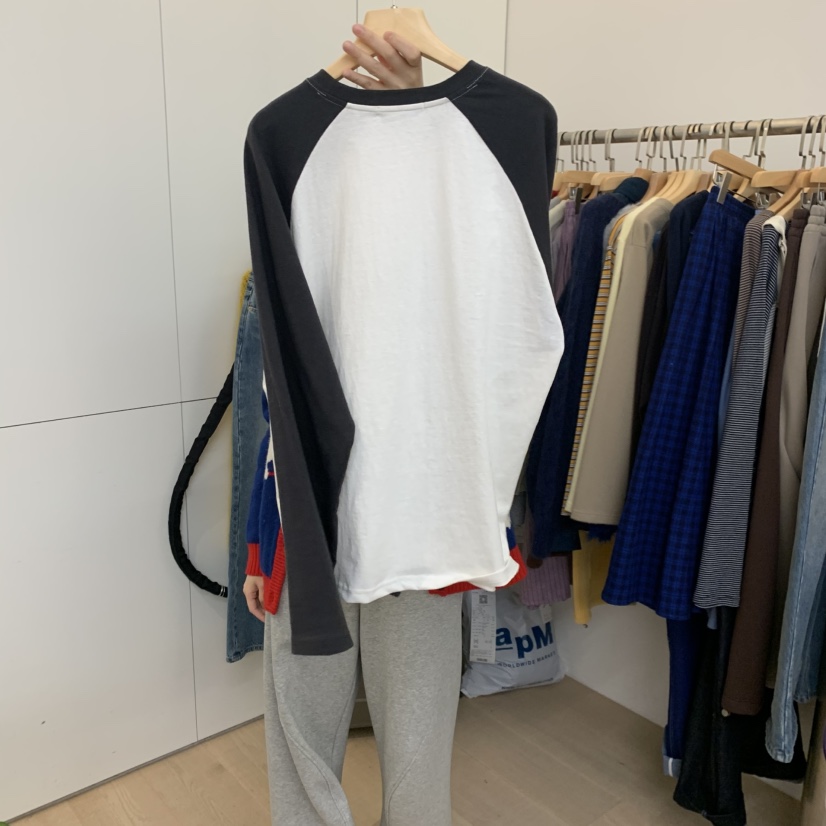 DOHWAJI韓國代購㊣女裝新款25秋冬熱賣時尚真品職業長袖T恤DOHWAJI長袖T恤