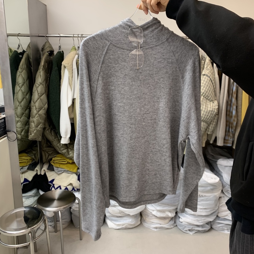 LEESEED-A韓國直郵㊣女裝新款時尚25秋冬熱賣人氣職業長袖T恤SEeD/LEESEED長袖T恤圖色2