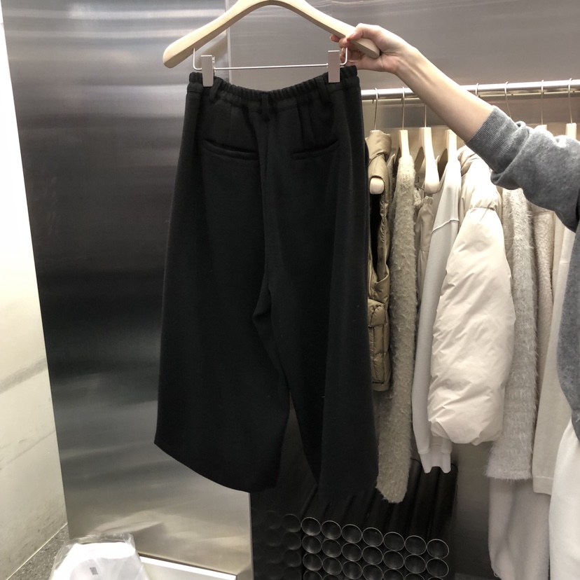 VELVET UNDERGROUND韓國代購㊣女士新品休閑人氣休閑褲羊毛VELVET UNDERGROUND休閑褲