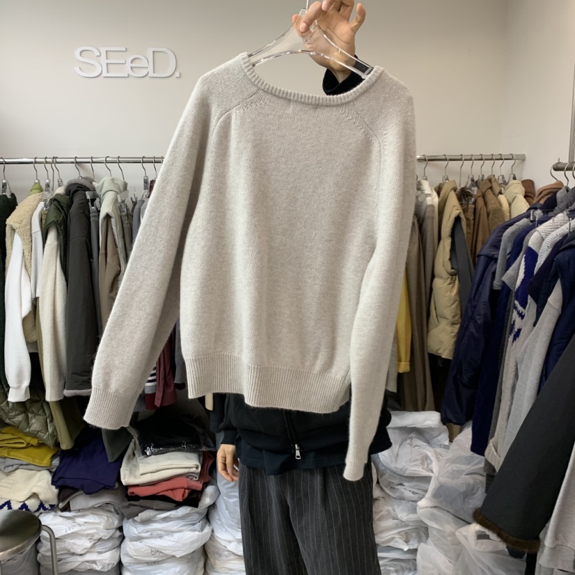 LEESEED-A東大門㊣實拍女士新品休閑25秋冬真品毛衣不含內搭SEeD/LEESEED毛衣