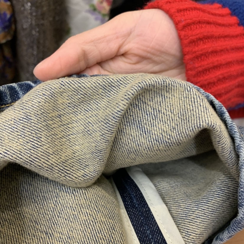 DOHWAJI韓國代購㊣女裝新品休閑人氣真品職業25秋冬牛仔褲羊毛DOHWAJI牛仔褲