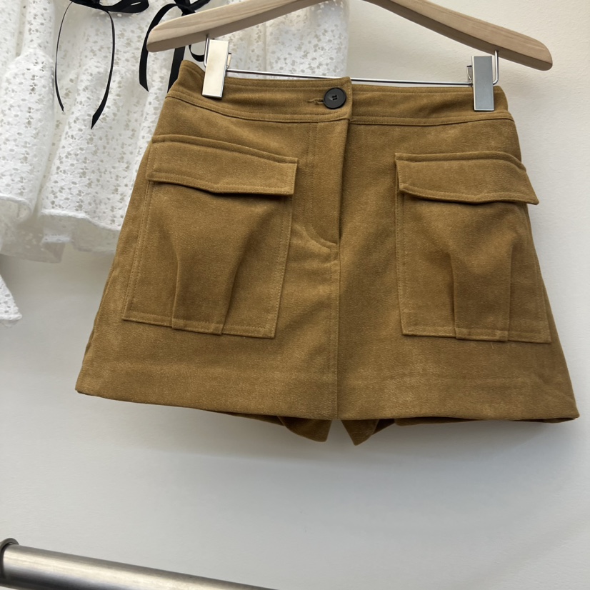 BEEN-A東大門㊣實拍女士新款職業時尚人氣熱賣推薦裙褲口袋BEEN-A裙褲圖色1