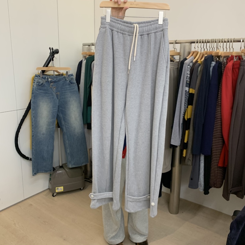 DOHWAJI東大門㊣代購女士新款職業時尚推薦25秋冬休閑褲紐扣DOHWAJI休閑褲圖色3