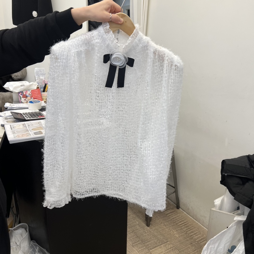 BEEN-A東大門㊣直郵女士新款時尚職業休閑真品熱賣襯衫蕾絲衫BEEN-A襯衫/蕾絲衫圖色1