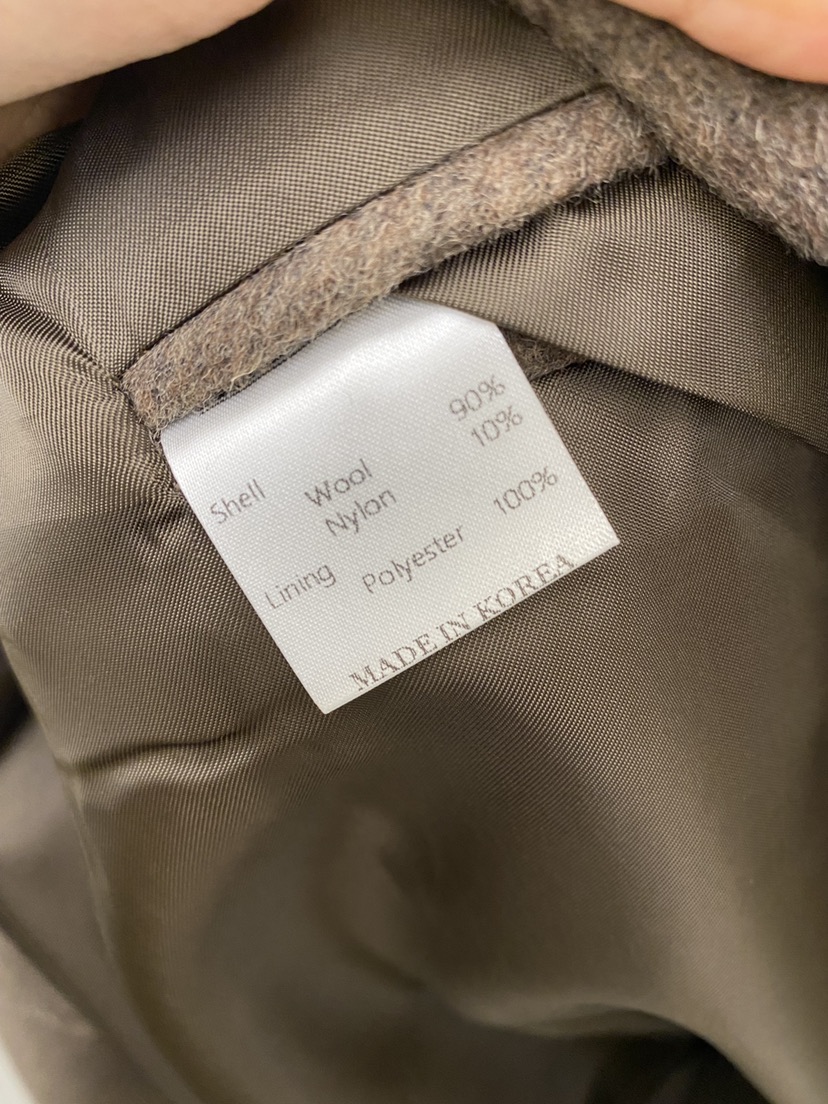 AND THE韓國直郵㊣女士新品人氣25秋冬推薦中長款大衣含腰帶AND THE中長款大衣