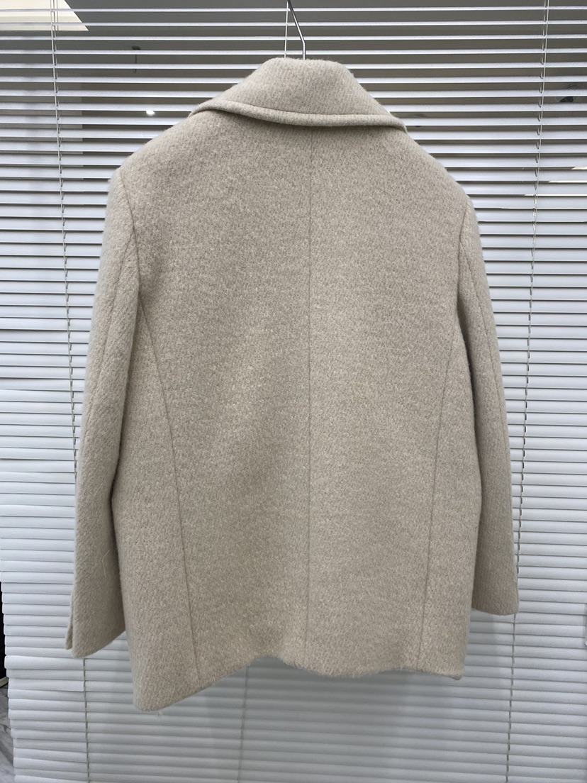 AND THE東大門㊣代購女裝新款熱賣時尚25秋冬中長款大衣羊駝AND THE中長款大衣