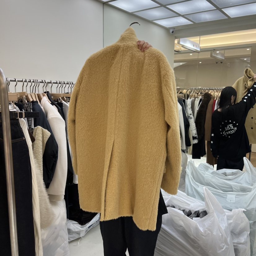 FLAUNT東大門㊣直郵女士新款真品熱賣休閑職業25秋冬中長款大衣FLAUNT中長款大衣