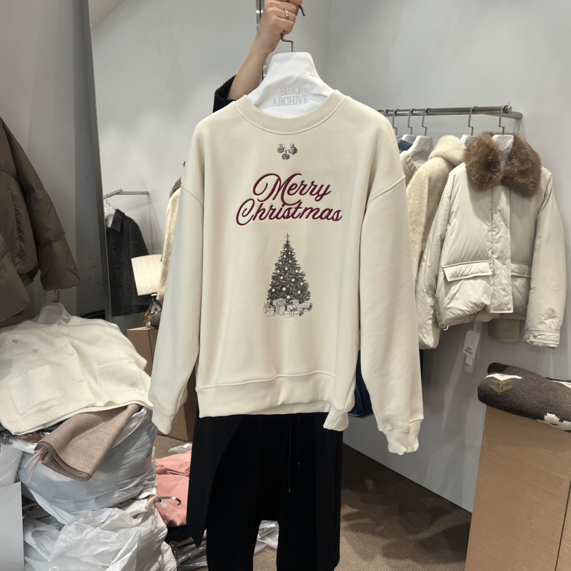 SIHO ARCHIVE韓國直郵㊣女士新款時尚熱賣休閑25秋冬衛衣加絨SIHO ARCHIVE衛衣圖色1