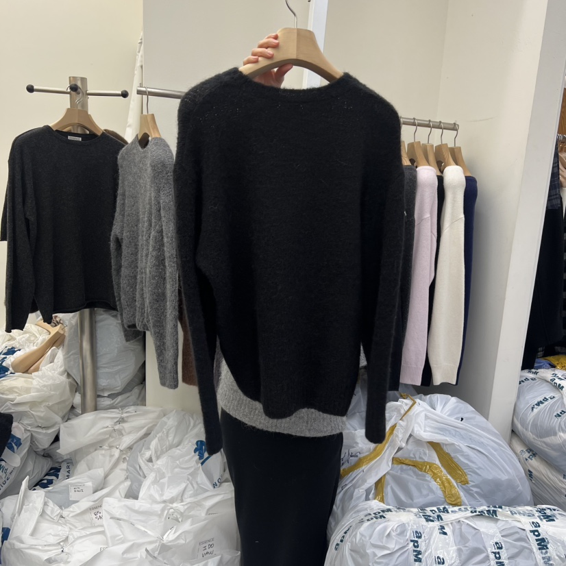 ESSENCE韓國代購㊣女裝新品時尚真品熱賣推薦職業針織衫圓領ESSENCE針織衫