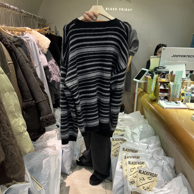 BLACKFRIDAY東大門㊣實拍女士新款人氣真品休閑時尚職業毛衣BLACK FRIDAY毛衣