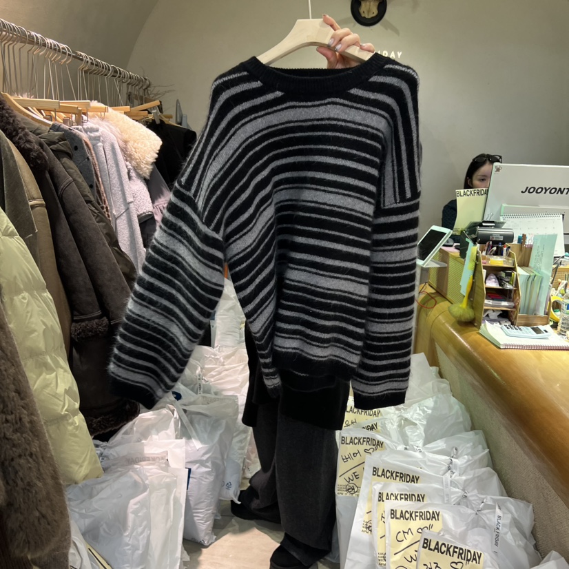 BLACKFRIDAY東大門㊣實拍女士新款人氣真品休閑時尚職業毛衣BLACK FRIDAY毛衣圖色2