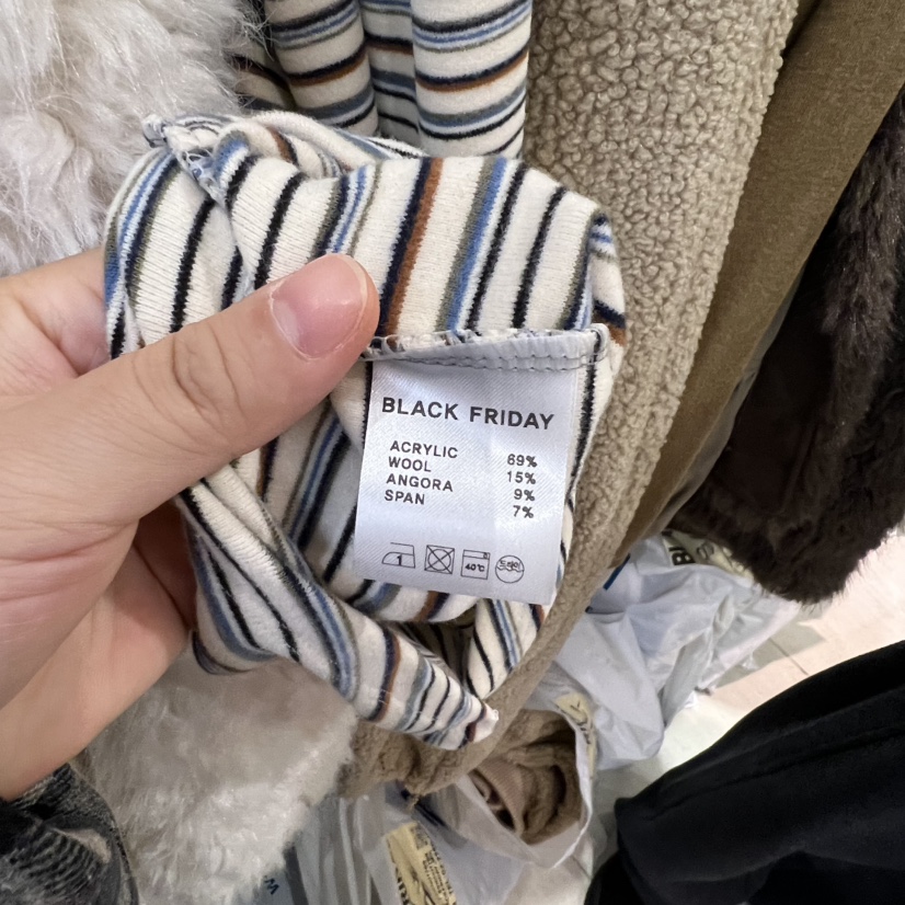 BLACKFRIDAY韓國直郵㊣女士新款熱賣推薦真品時尚人氣長袖T恤BLACK FRIDAY長袖T恤