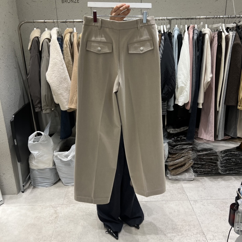 BRONZE東大門㊣直郵女士新款人氣時尚休閑職業休閑褲羊毛保暖BRONZE休閑褲