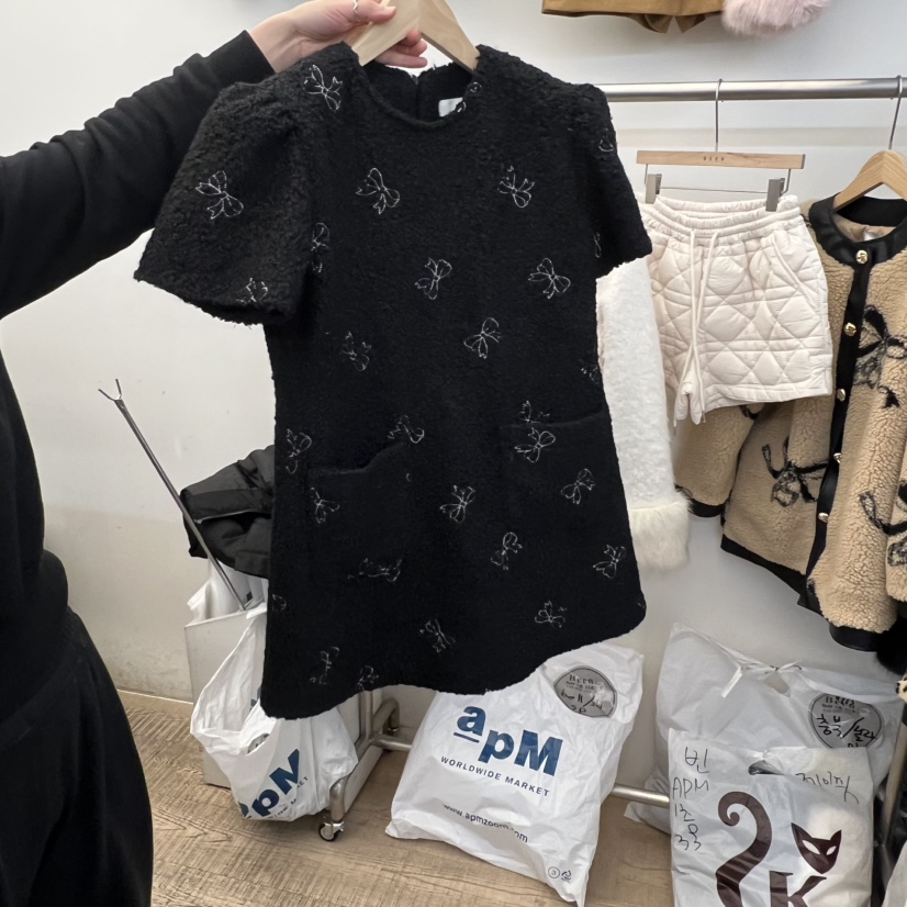 BEEN-A東大門㊣直郵女士新款熱賣25秋冬時尚人氣真品連衣裙BEEN-A連衣裙圖色2