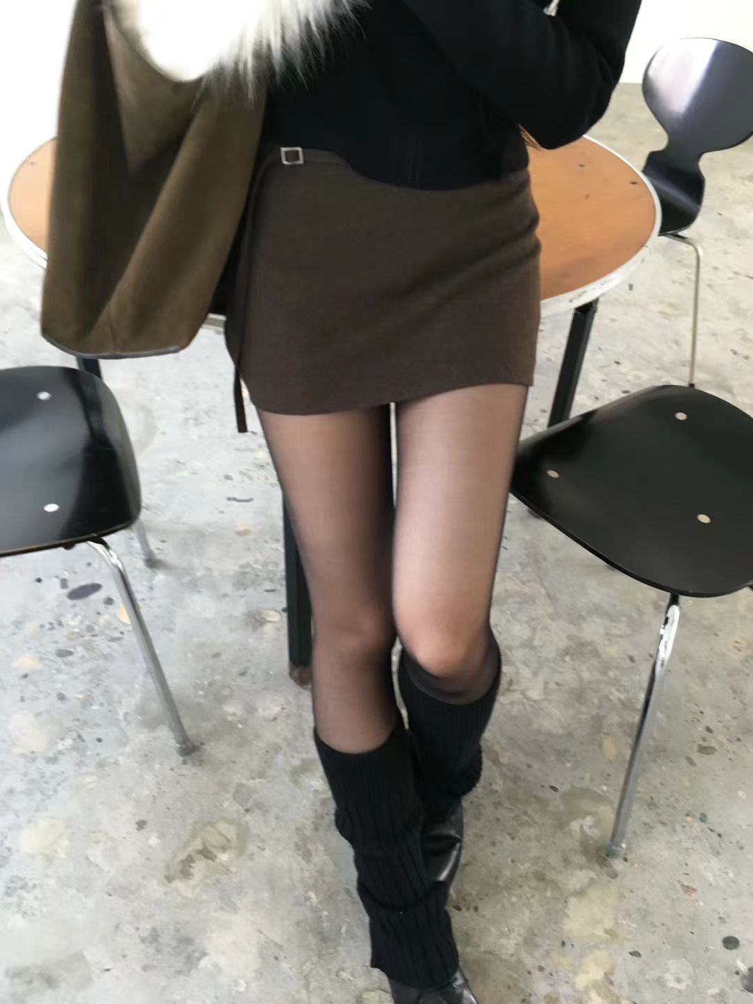 AVANDACE東大門㊣直郵女士新款時尚真品熱賣推薦25秋冬短裙AVANDACE短裙