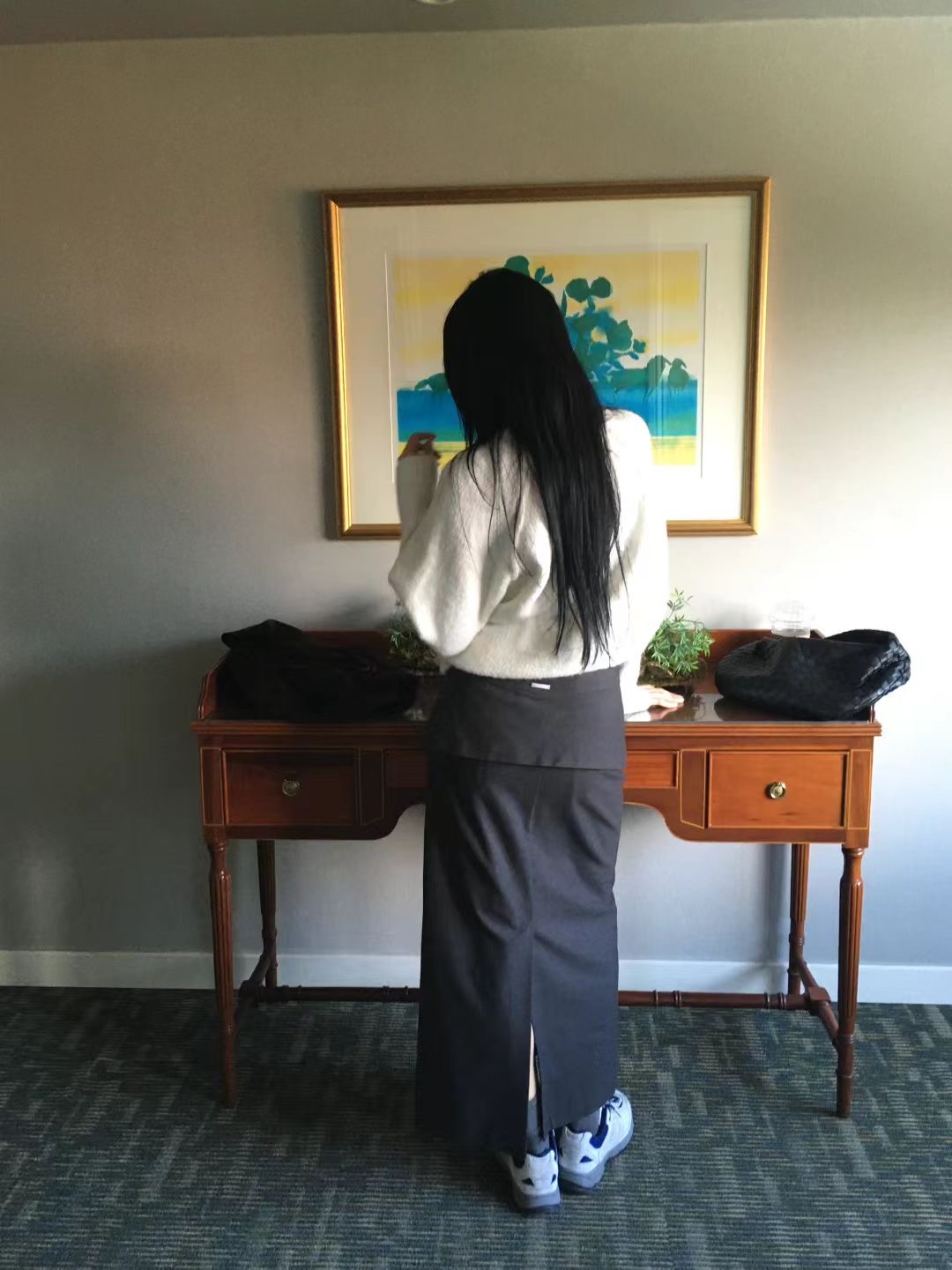 AVANDACE東大門㊣實拍女裝新款25秋冬推薦職業休閑人氣長裙AVANDACE長裙