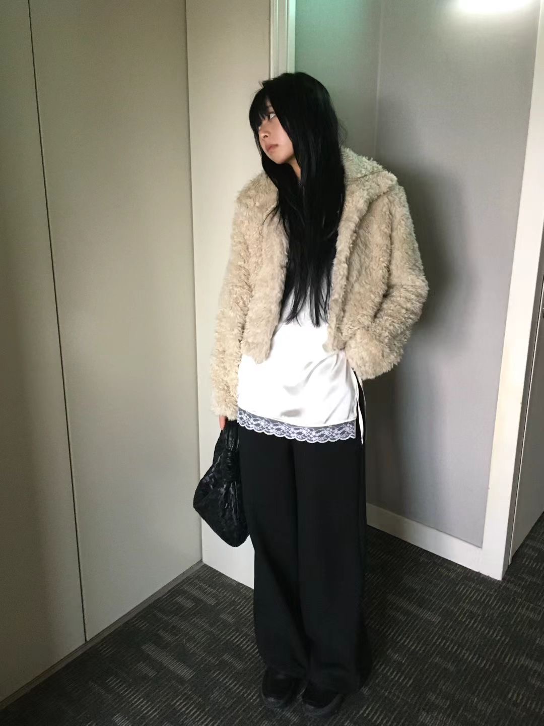 AVANDACE東大門㊣實拍女士新款人氣職業真品熱賣時尚短款大衣AVANDACE短款大衣圖色1