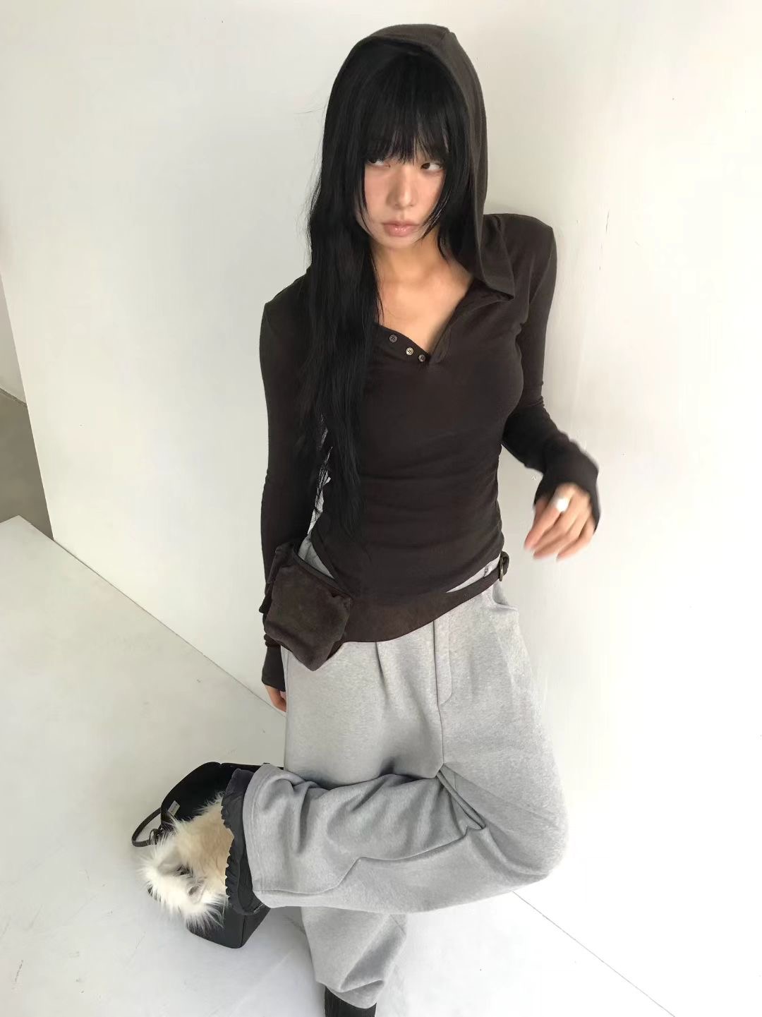 AVANDACE東大門㊣直郵女士新品真品職業推薦人氣25秋冬長袖T恤AVANDACE長袖T恤