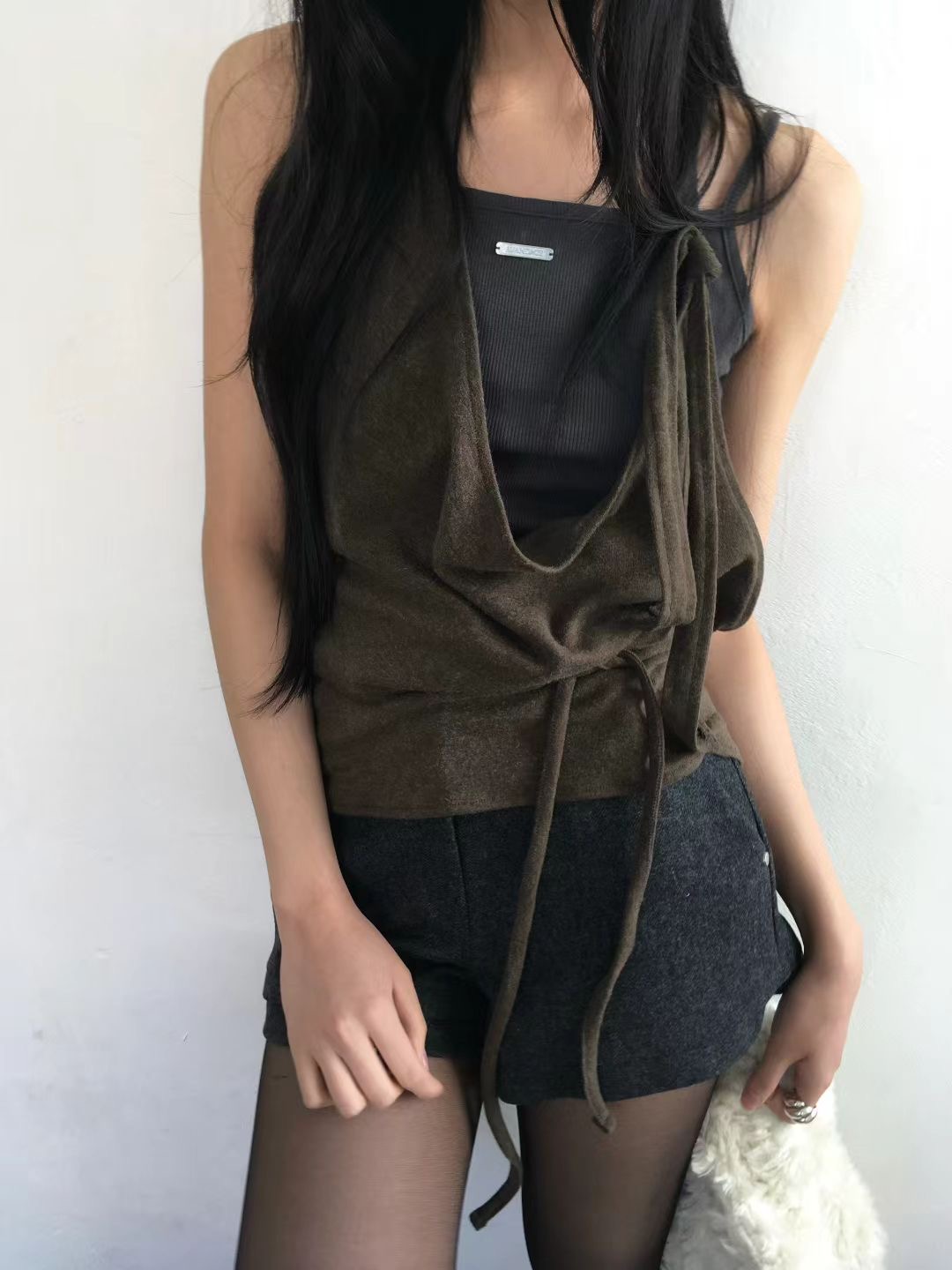 AVANDACE東大門㊣直郵女裝新品推薦25秋冬吊帶背心不含內搭AVANDACE吊帶/背心圖色3