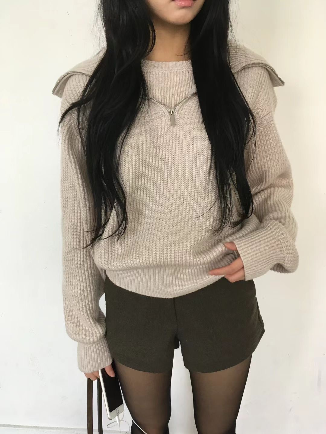 AVANDACE東大門㊣直郵女裝新款人氣職業25秋冬時尚休閑毛衣AVANDACE毛衣圖色2