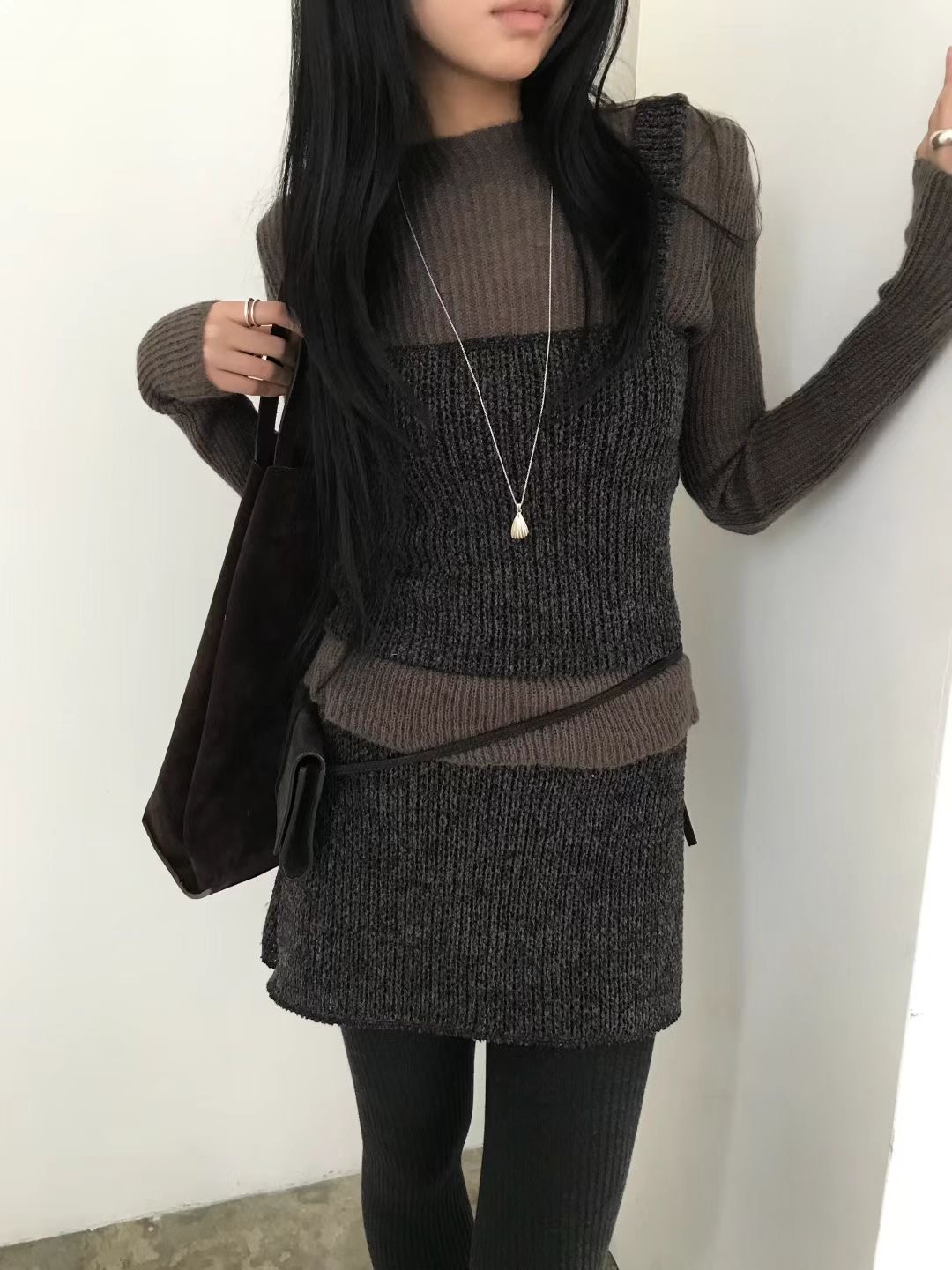 AVANDACE韓國直郵㊣女裝新品熱賣休閑真品人氣職業25秋冬短裙AVANDACE短裙圖色1