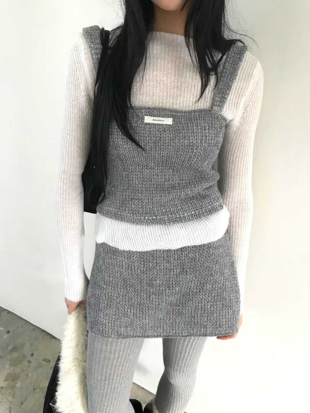 AVANDACE韓國直郵㊣女裝新品熱賣休閑真品人氣職業25秋冬短裙AVANDACE短裙圖色2