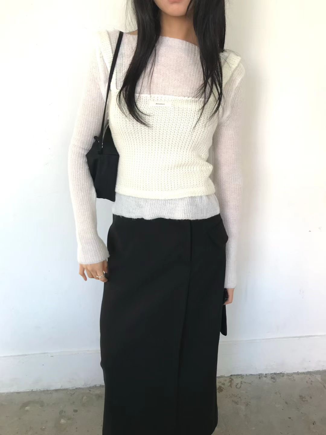 AVANDACE東大門㊣代購女裝新款熱賣25秋冬吊帶背心不含內搭AVANDACE吊帶/背心圖色2