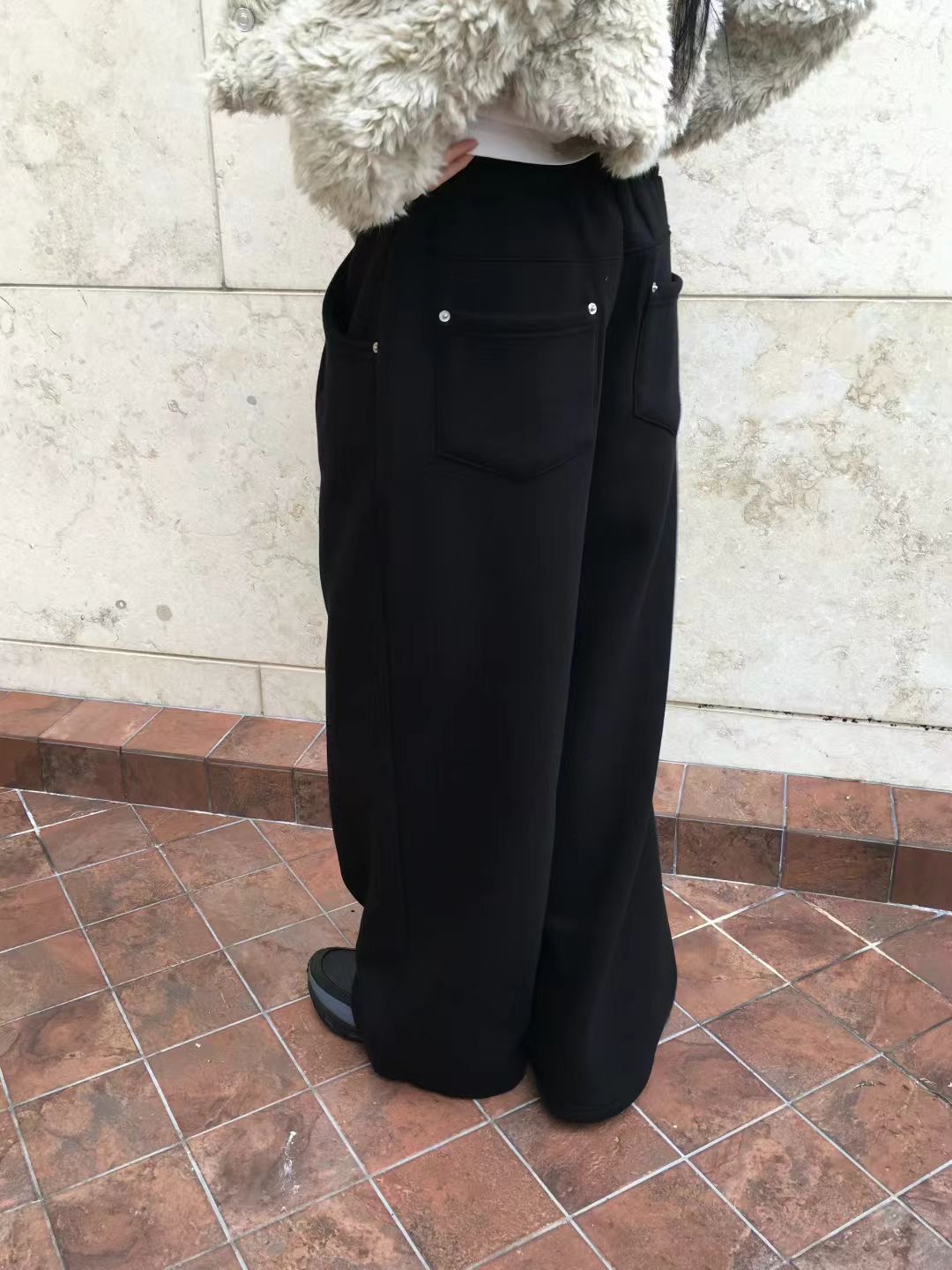 AVANDACE東大門㊣代購女裝新款休閑真品人氣時尚休閑褲抓絨AVANDACE休閑褲