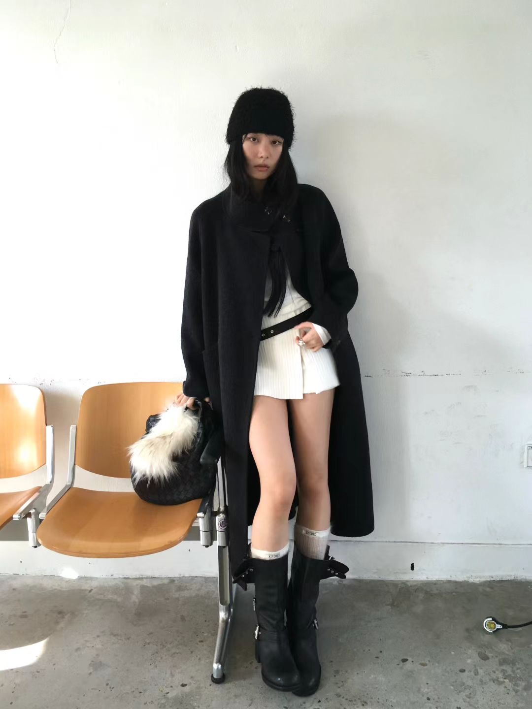 AVANDACE東大門㊣實拍女裝新款時尚人氣推薦職業中長款大衣AVANDACE中長款大衣圖色2