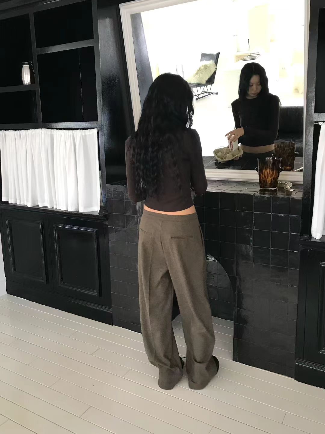 AVANDACE東大門㊣代購女裝新品人氣25秋冬熱賣真品休閑休閑褲AVANDACE休閑褲