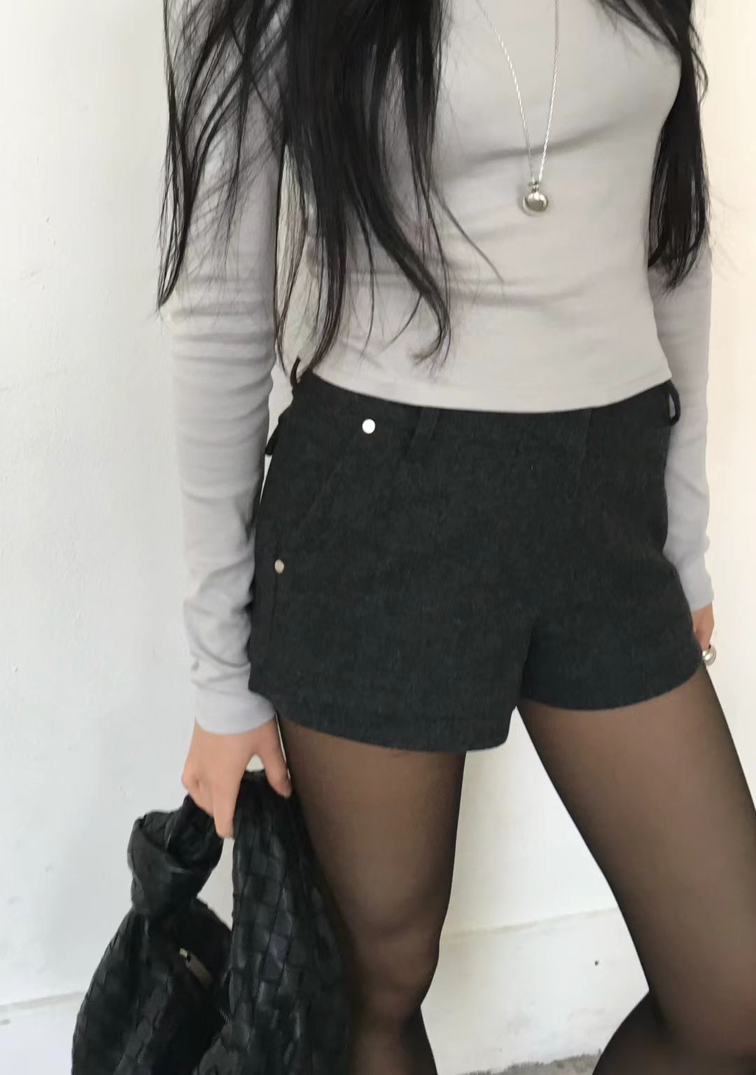 AVANDACE東大門㊣直郵女士新品休閑真品職業人氣熱賣25秋冬短褲AVANDACE短褲圖色1