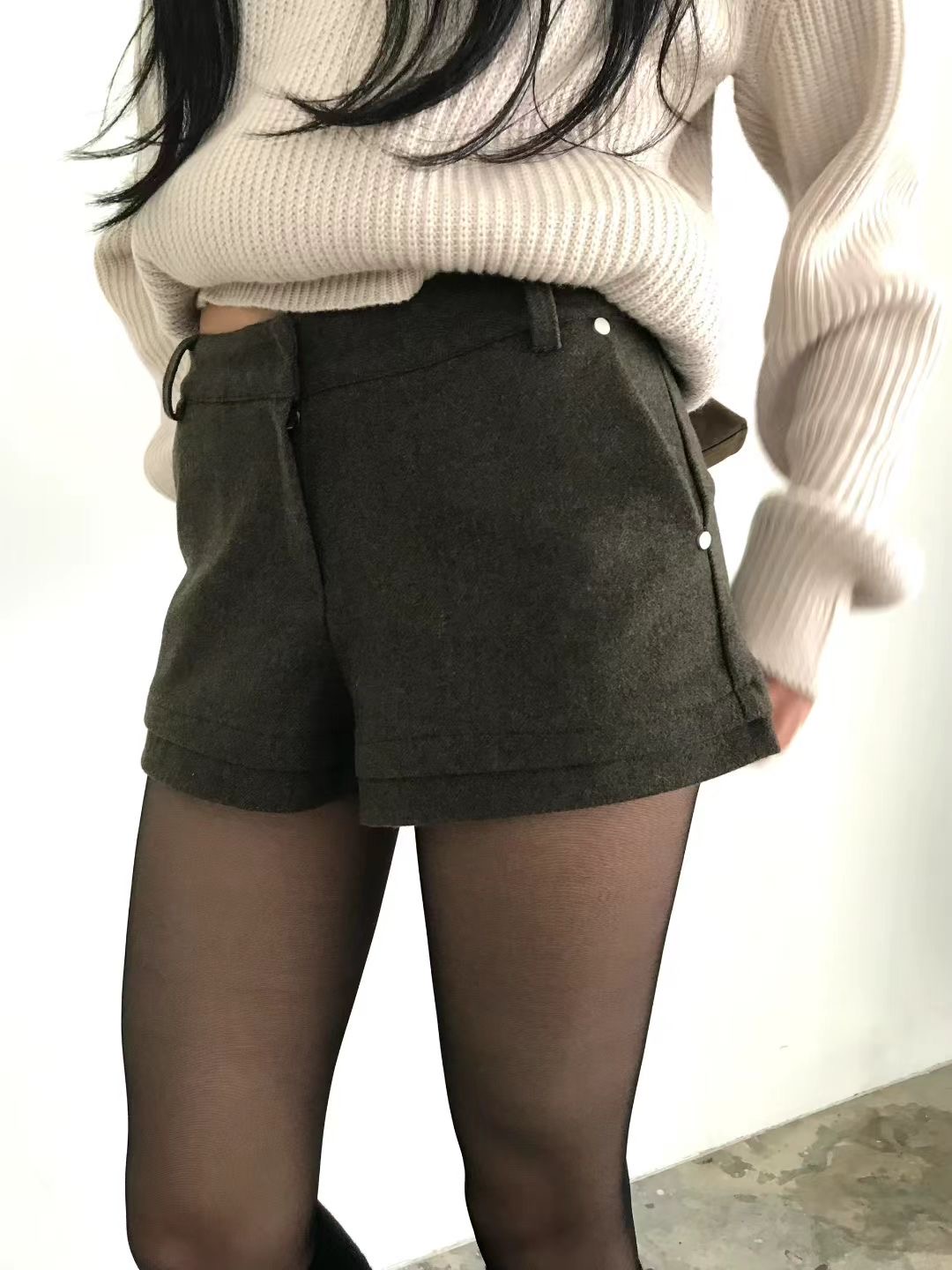 AVANDACE東大門㊣直郵女士新品休閑真品職業人氣熱賣25秋冬短褲AVANDACE短褲圖色2