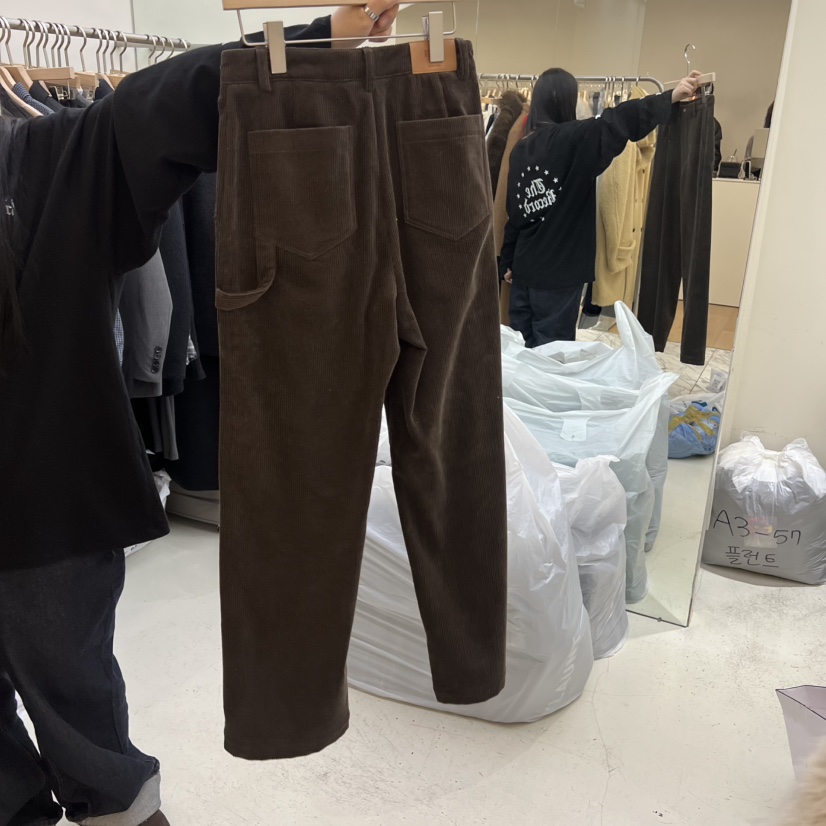 FLAUNT韓國代購㊣女士新品休閑真品推薦職業25秋冬休閑褲燈芯絨FLAUNT休閑褲