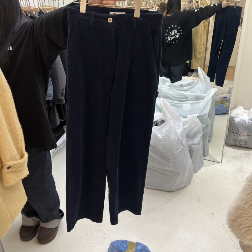 FLAUNT韓國代購㊣女士新品休閑真品推薦職業25秋冬休閑褲燈芯絨FLAUNT休閑褲圖色2