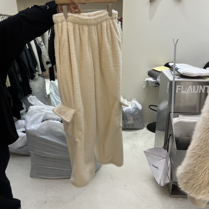 FLAUNT韓國直郵㊣女裝新品職業人氣休閑熱賣時尚推薦休閑褲FLAUNT休閑褲圖色3