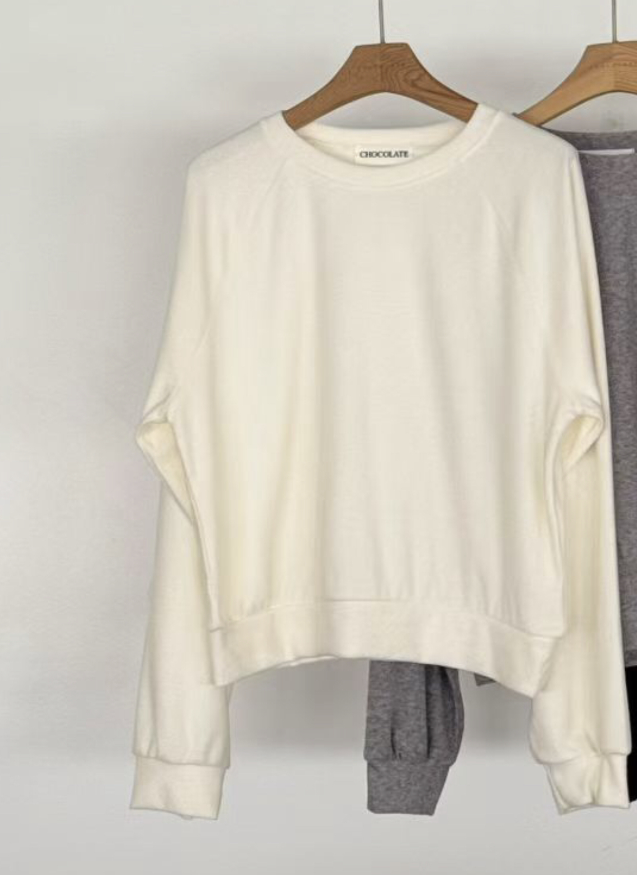 CHOCOLATE-초콜렛-T韓國代購㊣女裝新品時尚25秋冬職業衛衣CHOCOLATE衛衣圖色1