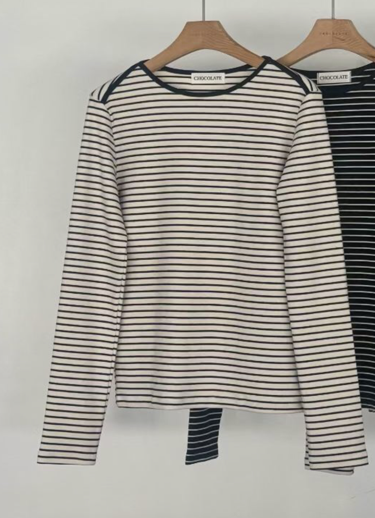 CHOCOLATE-초콜렛-T韓國直郵㊣女士新品真品熱賣職業長袖T恤CHOCOLATE長袖T恤圖色1