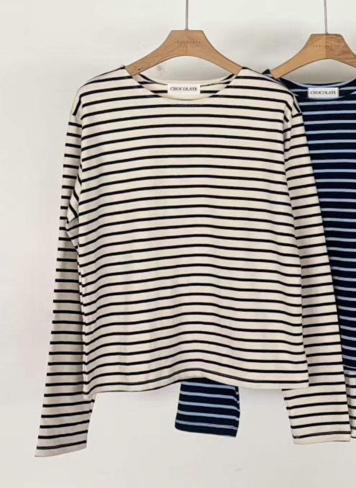 CHOCOLATE-초콜렛-T東大門㊣代購女士新款時尚真品長袖T恤CHOCOLATE長袖T恤圖色1