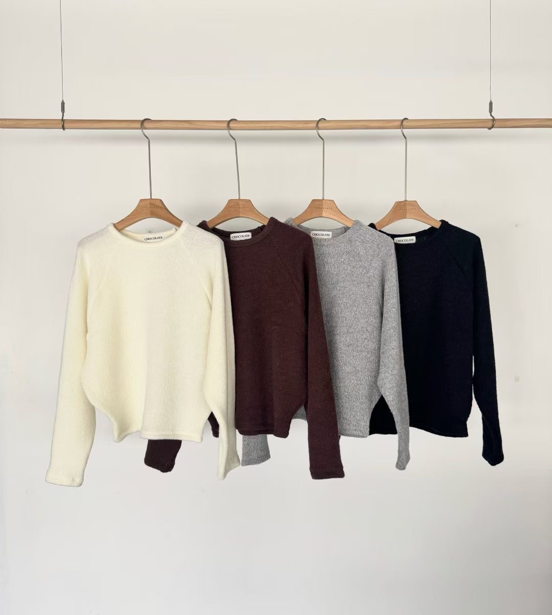 CHOCOLATE-초콜렛-T東大門㊣直郵女裝新款職業人氣針織衫CHOCOLATE針織衫圖色2左二色