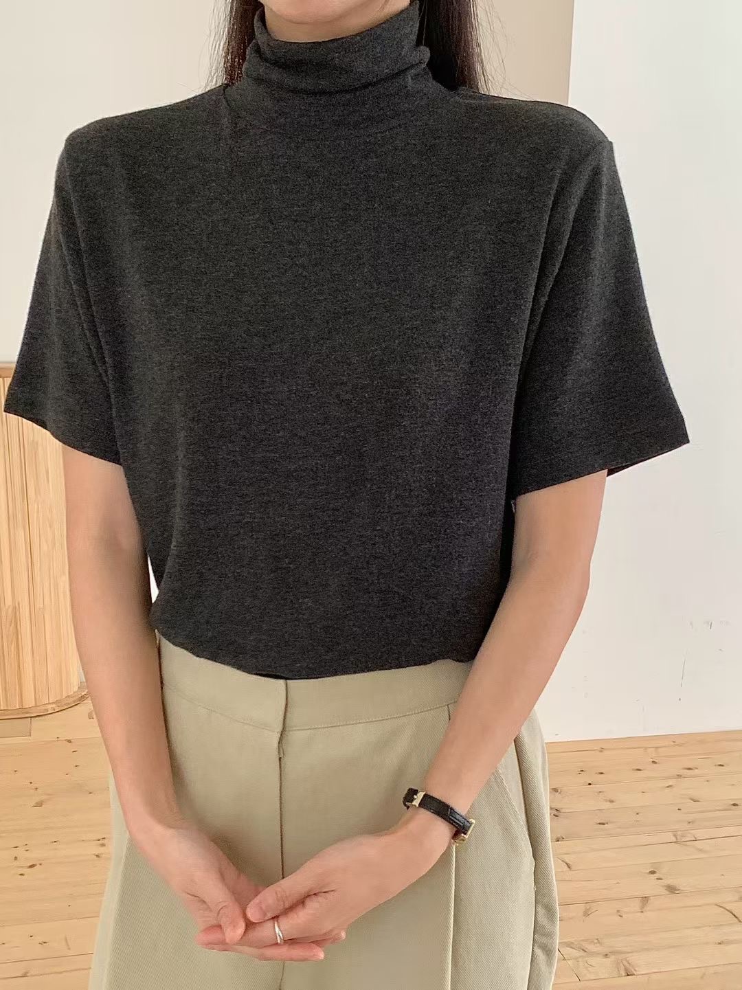 CHOCOLATE-초콜렛-T韓國代購㊣女士新款25秋冬時尚T恤安哥拉CHOCOLATET恤