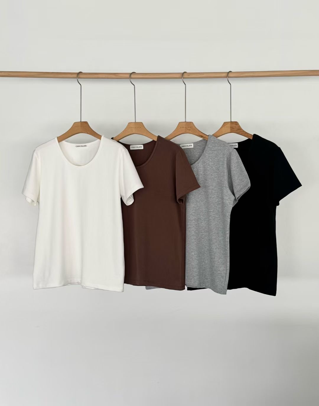 CHOCOLATE-초콜렛-T東大門㊣代購女裝新品職業推薦熱賣T恤CHOCOLATET恤圖色2左二色