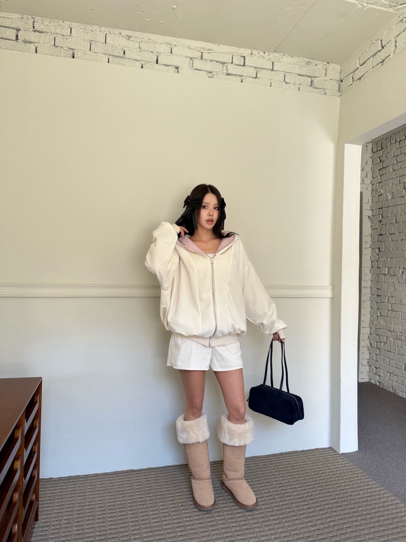 TRIPLE SEVEN韓國代購㊣女裝新品推薦時尚休閑熱賣夾克雙面TRIPLE SEVEN夾克