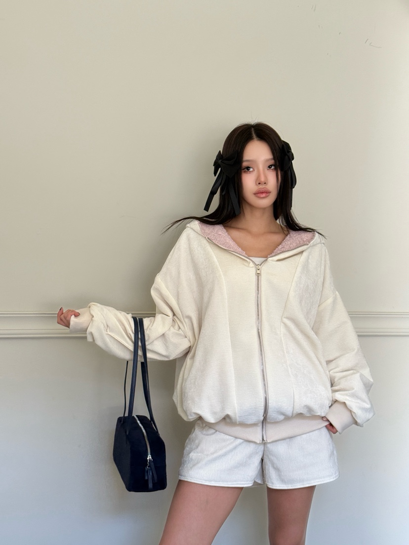 TRIPLE SEVEN韓國代購㊣女裝新品推薦時尚休閑熱賣夾克雙面TRIPLE SEVEN夾克