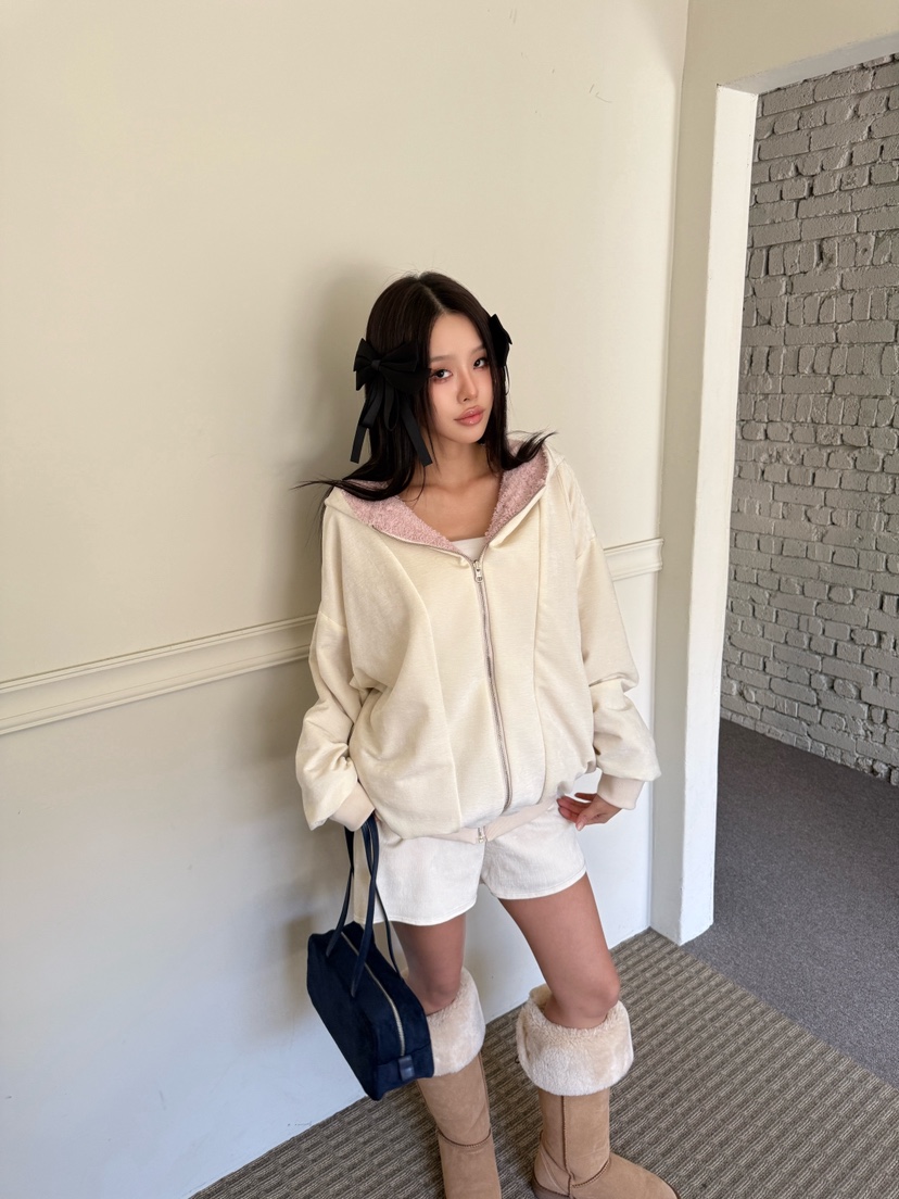 TRIPLE SEVEN韓國代購㊣女裝新品推薦時尚休閑熱賣夾克雙面TRIPLE SEVEN夾克