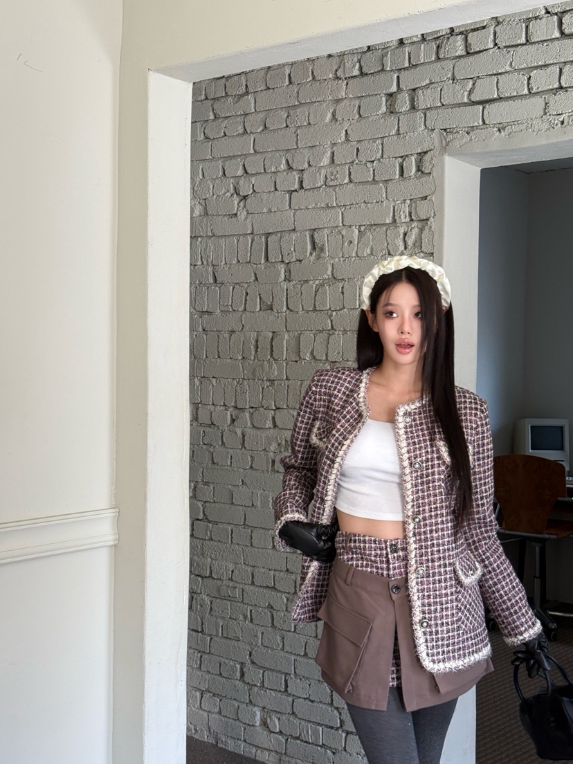 TRIPLE SEVEN韓國直郵㊣女士新款推薦熱賣25秋冬時尚真品裙褲TRIPLE SEVEN裙褲