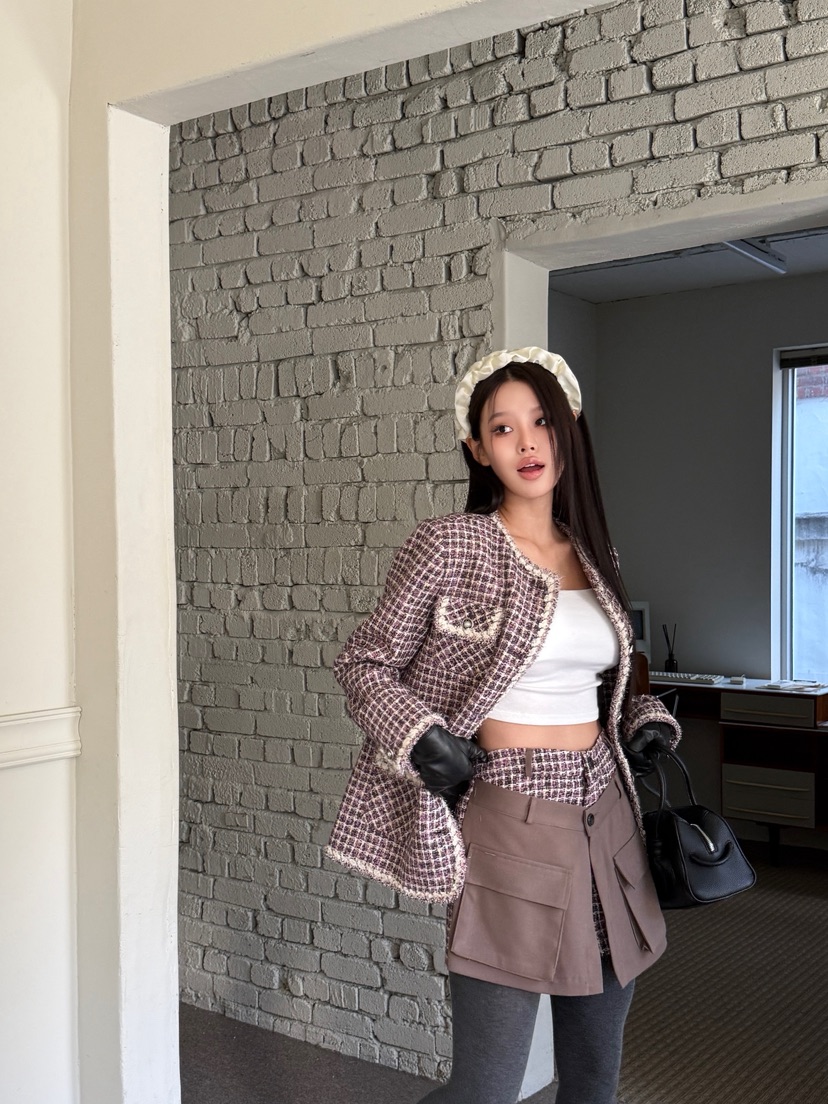 TRIPLE SEVEN韓國直郵㊣女士新款推薦熱賣25秋冬時尚真品裙褲TRIPLE SEVEN裙褲