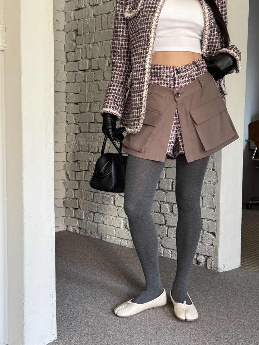 TRIPLE SEVEN韓國直郵㊣女士新款推薦熱賣25秋冬時尚真品裙褲TRIPLE SEVEN裙褲