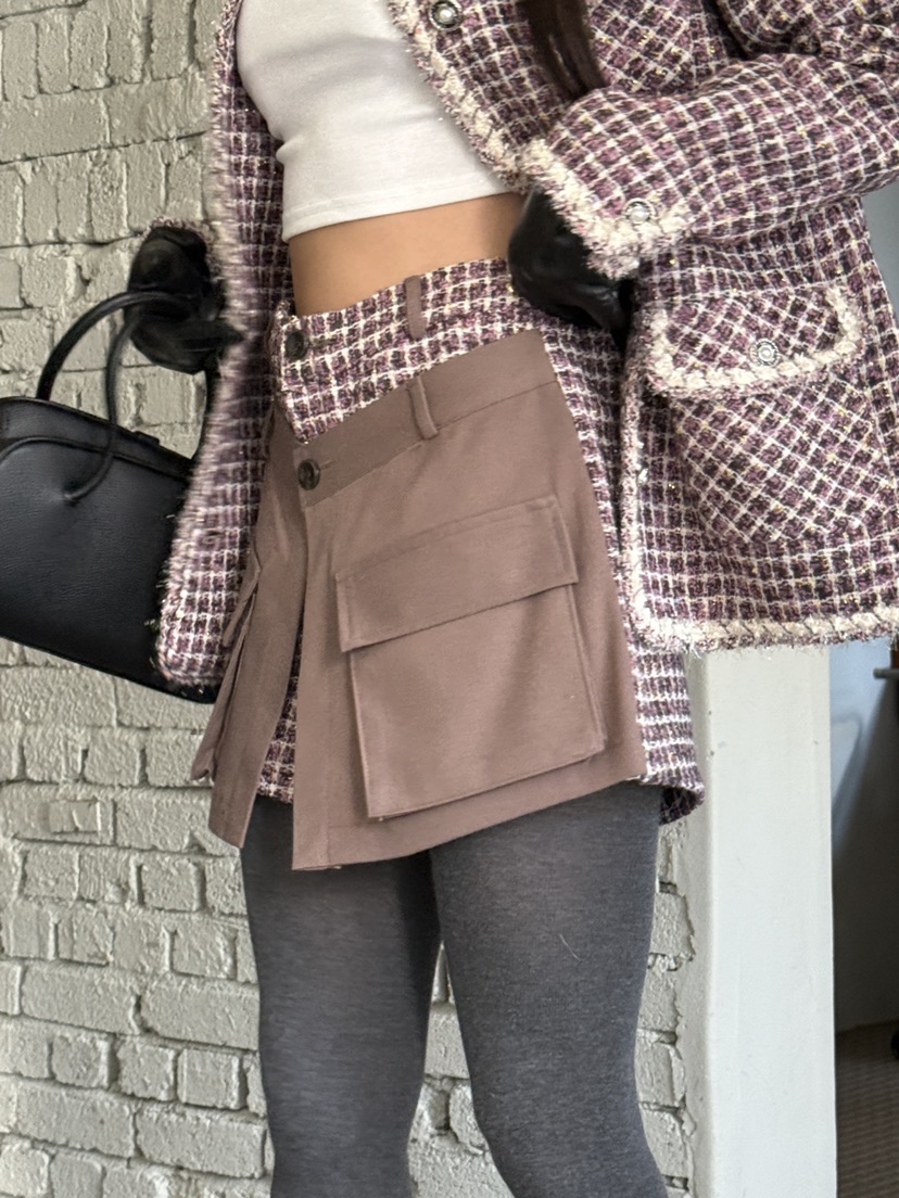 TRIPLE SEVEN韓國直郵㊣女士新款推薦熱賣25秋冬時尚真品裙褲TRIPLE SEVEN裙褲