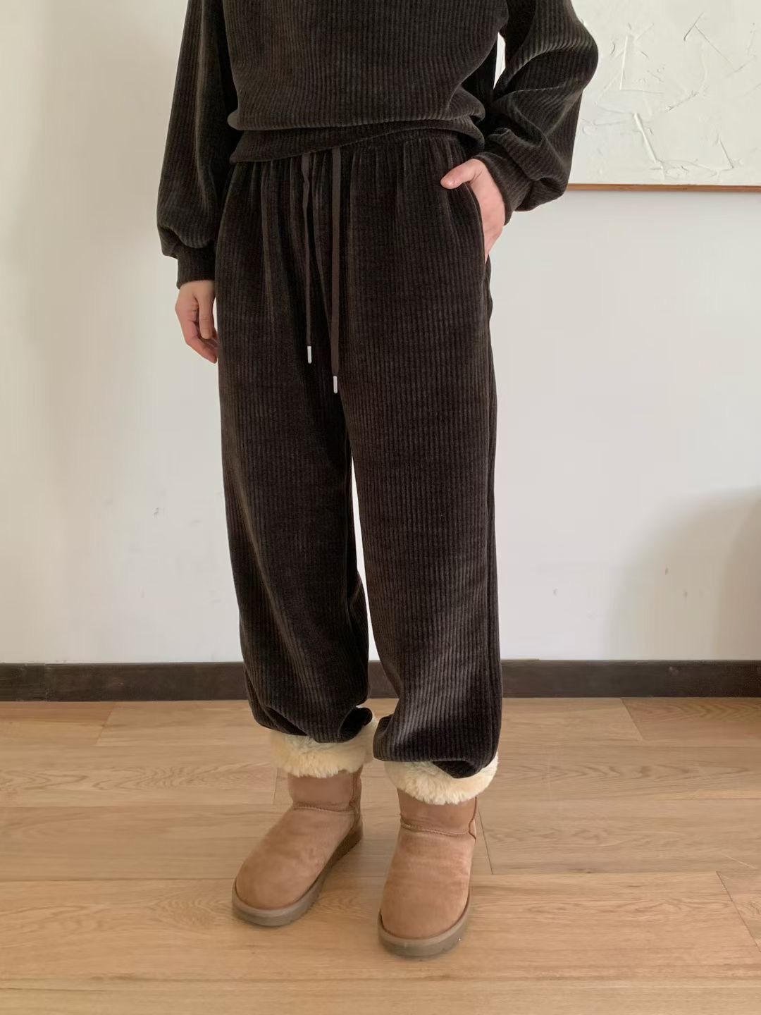 CHOCOLATE-초콜렛-T韓國直郵㊣女士新品休閑職業25秋冬休閑褲CHOCOLATE休閑褲