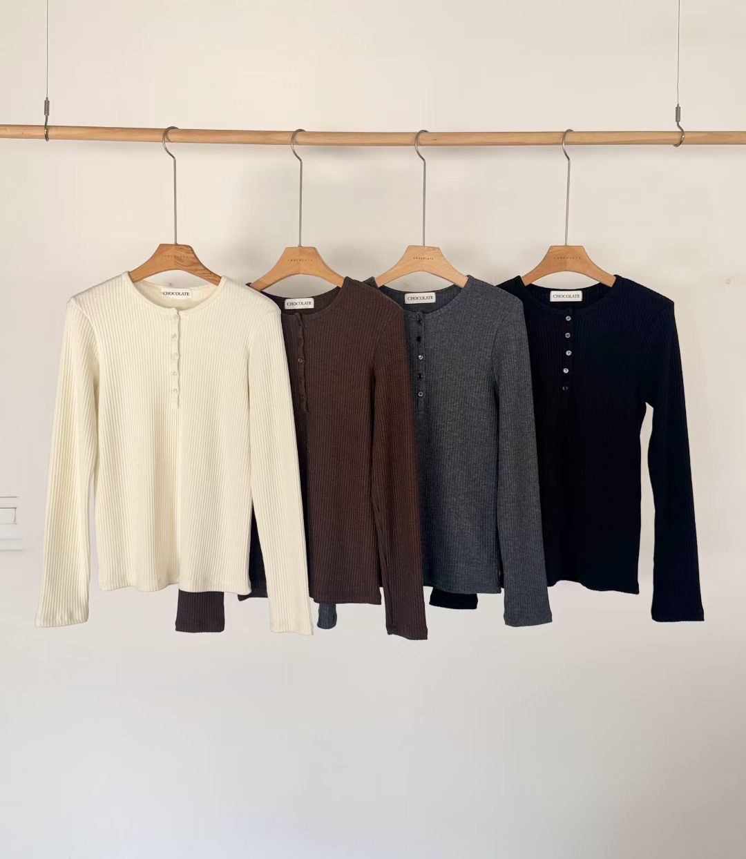 CHOCOLATE-초콜렛-T韓國代購㊣女裝新款人氣推薦休閑針織衫CHOCOLATE針織衫圖色3左三色